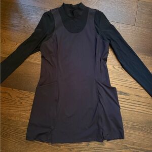 Bad Birdie Black mock neck Golf dress